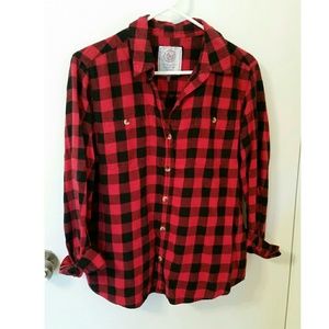 Worn in/loved flannel